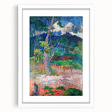 Vibrant Landscape Wall Art - Gauguin’s Nature Scene with Horse Decor