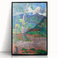 Vibrant Landscape Wall Art - Gauguin’s Nature Scene with Horse Decor