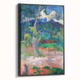 Vibrant Landscape Wall Art - Gauguin’s Nature Scene with Horse Decor