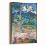 Vibrant Landscape Wall Art - Gauguin’s Nature Scene with Horse Decor