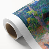 Vibrant Landscape Wall Art - Gauguin’s Nature Scene with Horse Decor