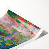 Vibrant Landscape Wall Art - Gauguin’s Nature Scene with Horse Decor