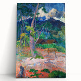 Vibrant Landscape Wall Art - Gauguin’s Nature Scene with Horse Decor