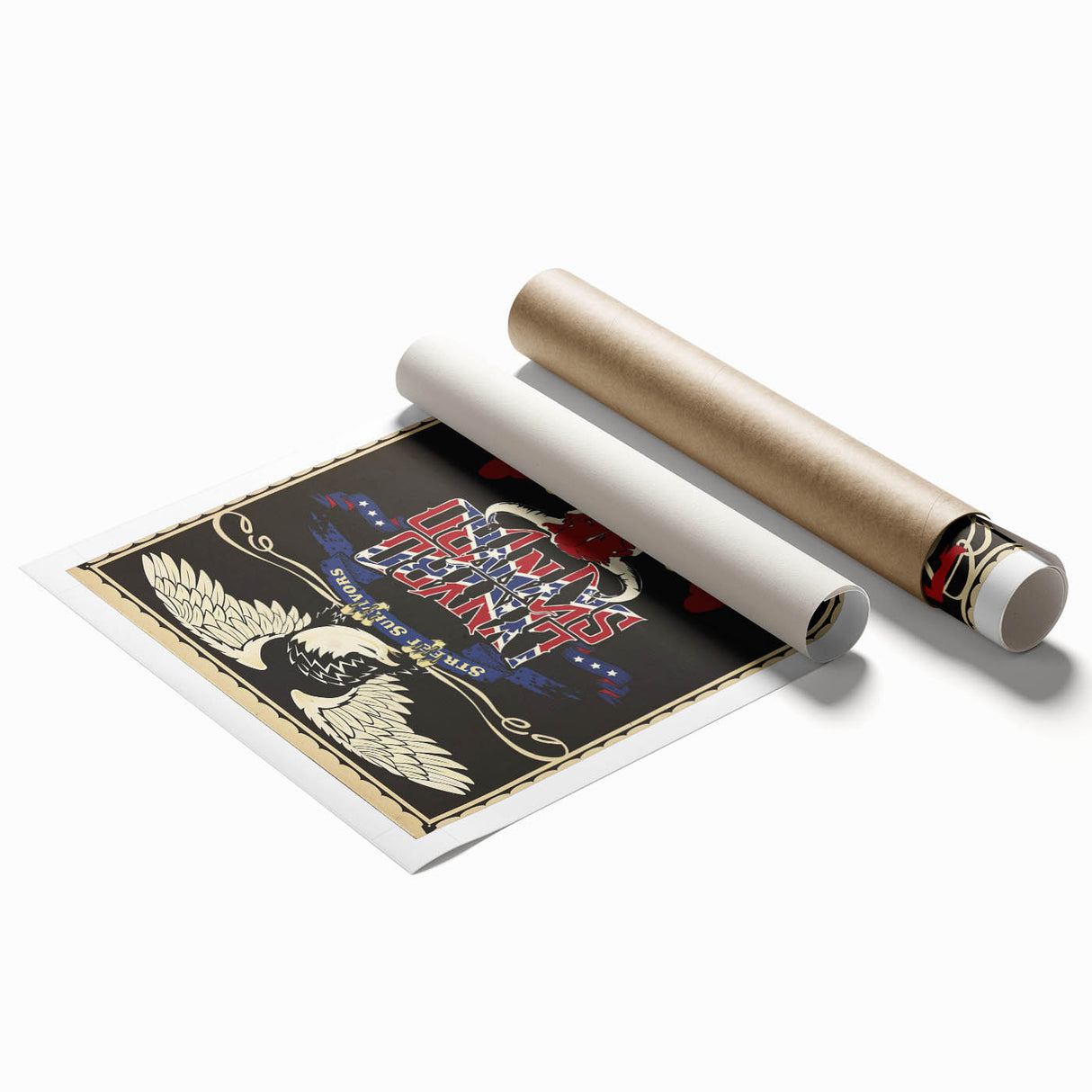 Lynyrd Skynyrd Retro Poster Art - Street Survivors 1977