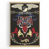 Lynyrd Skynyrd Retro Poster Art - Street Survivors 1977