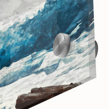 Realism Art Print - Prout’s Neck, Breakers by Winslow Homer, Ocean Waves Scene