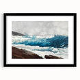 Realism Art Print - Prout’s Neck, Breakers by Winslow Homer, Ocean Waves Scene