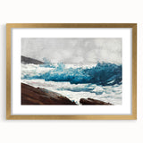 Realism Art Print - Prout’s Neck, Breakers by Winslow Homer, Ocean Waves Scene