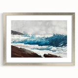 Realism Art Print - Prout’s Neck, Breakers by Winslow Homer, Ocean Waves Scene