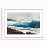 Realism Art Print - Prout’s Neck, Breakers by Winslow Homer, Ocean Waves Scene