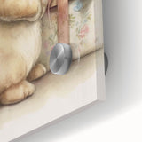 Adorable Bunny Gift Girls Room Wall Art – Kids Room Art Print