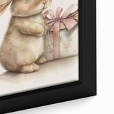 Adorable Bunny Gift Girls Room Wall Art – Kids Room Art Print
