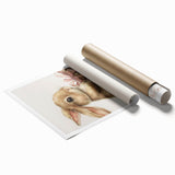 Adorable Bunny Gift Girls Room Wall Art – Kids Room Art Print