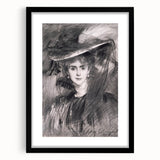 Famous Romantic Era Art - Portrait of the Baroness de Meyer