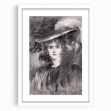 Famous Romantic Era Art - Portrait of the Baroness de Meyer