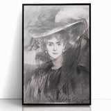 Famous Romantic Era Art - Portrait of the Baroness de Meyer