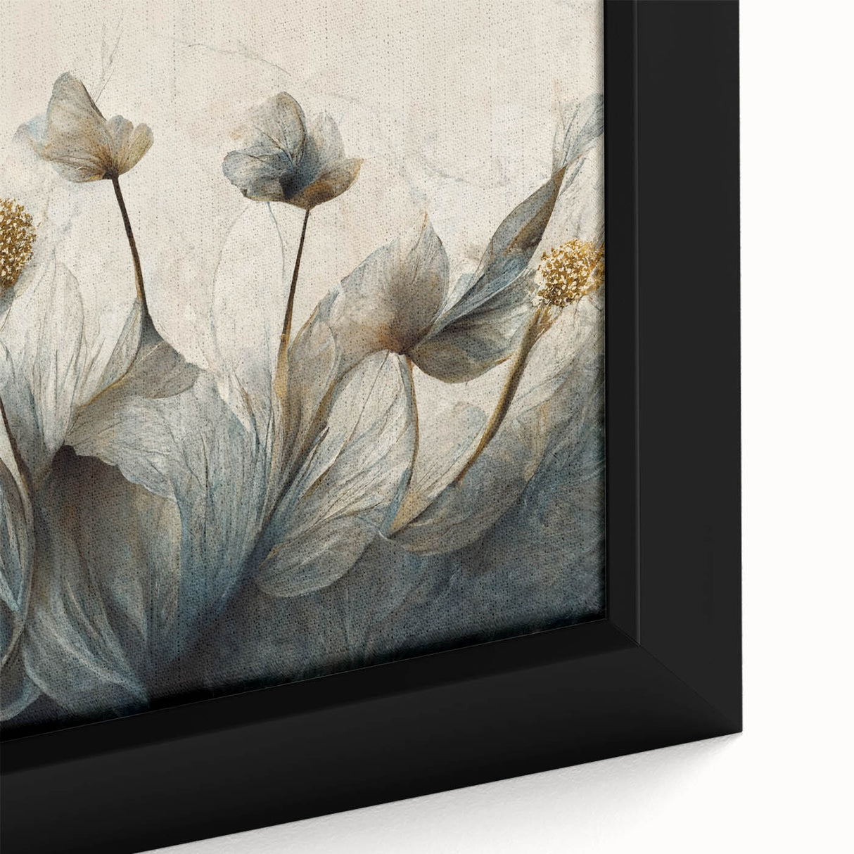 Ethereal Floral Abstract Wall Art – Modern Canvas & Framed Print