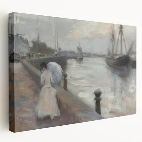 Abstract figurative stretched canvas artwork showcasing vibrant colors and fluid shapes, ideal for modern home decor and artistic enhancement in living spaces.