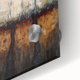 Rustic Abstract Tree Canvas Art - Modern Earthy Wall Décor