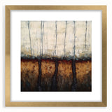 Rustic Abstract Tree Canvas Art - Modern Earthy Wall Décor