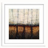 Rustic Abstract Tree Canvas Art - Modern Earthy Wall Décor