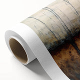 Rustic Abstract Tree Canvas Art - Modern Earthy Wall Décor