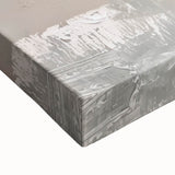 Abstract minimalist wall art stretched on canvas with soft pastel colors and geometric shapes, perfect for modern home decor and aesthetic enhancement.