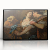 Baroque Romantic Scene: Classic Art Print with Emotional Depth