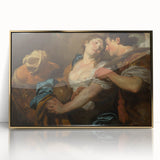 Baroque Romantic Scene: Classic Art Print with Emotional Depth