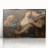 Baroque Romantic Scene: Classic Art Print with Emotional Depth