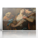 Baroque Romantic Scene: Classic Art Print with Emotional Depth