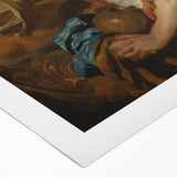 Baroque Romantic Scene: Classic Art Print with Emotional Depth