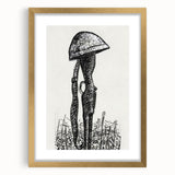 Expressionist Art - Rifle with Helmet in a Field by Leo Gestel