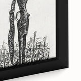 Expressionist Art - Rifle with Helmet in a Field by Leo Gestel