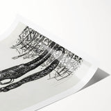 Expressionist Art - Rifle with Helmet in a Field by Leo Gestel