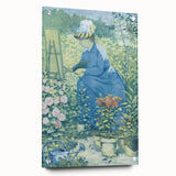 Impressionist Wall Art - Jeanne Gonzales Painting in the Garden Print