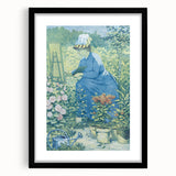 Impressionist Wall Art - Jeanne Gonzales Painting in the Garden Print