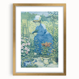Impressionist Wall Art - Jeanne Gonzales Painting in the Garden Print