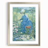 Impressionist Wall Art - Jeanne Gonzales Painting in the Garden Print