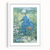 Impressionist Wall Art - Jeanne Gonzales Painting in the Garden Print