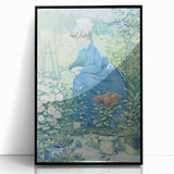 Impressionist Wall Art - Jeanne Gonzales Painting in the Garden Print