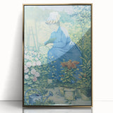 Impressionist Wall Art - Jeanne Gonzales Painting in the Garden Print