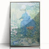 Impressionist Wall Art - Jeanne Gonzales Painting in the Garden Print