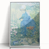 Impressionist Wall Art - Jeanne Gonzales Painting in the Garden Print