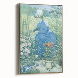 Impressionist Wall Art - Jeanne Gonzales Painting in the Garden Print