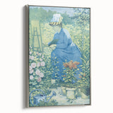 Impressionist Wall Art - Jeanne Gonzales Painting in the Garden Print