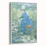 Impressionist Wall Art - Jeanne Gonzales Painting in the Garden Print