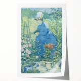 Impressionist Wall Art - Jeanne Gonzales Painting in the Garden Print