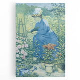 Impressionist Wall Art - Jeanne Gonzales Painting in the Garden Print