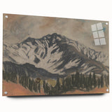 Mountain Landscape Wall Art - Serene Modern Nature Decor for Home
